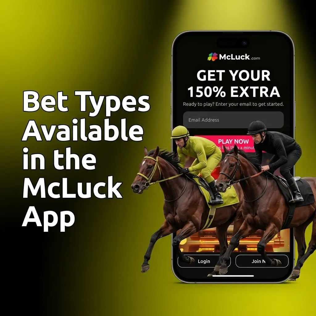 McLuck app bet types including single, parlay, teaser, moneyline, and prop bets for NFL and NBA wagering