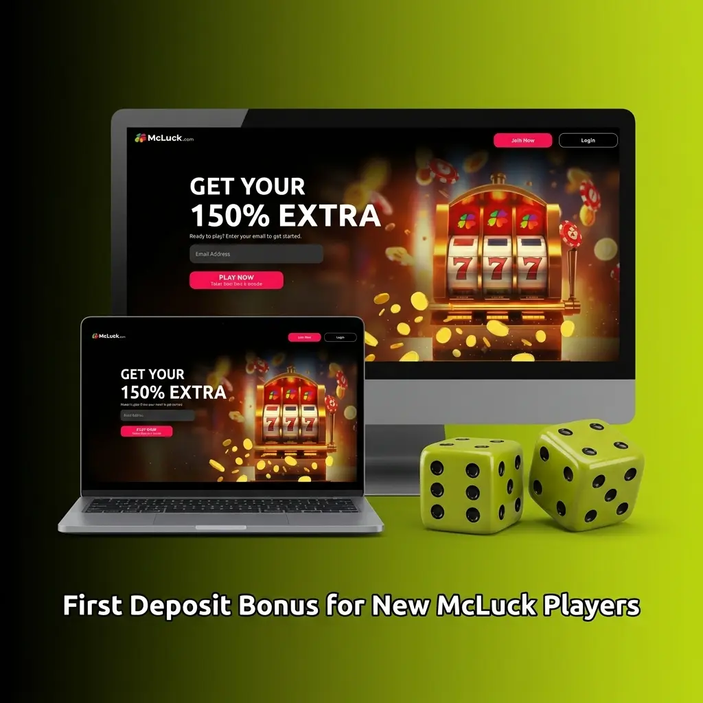 McLuck first deposit bonus offering GC 7,500 plus FREE SC 2.5 for new US players with minimum USD 4.99 purchase