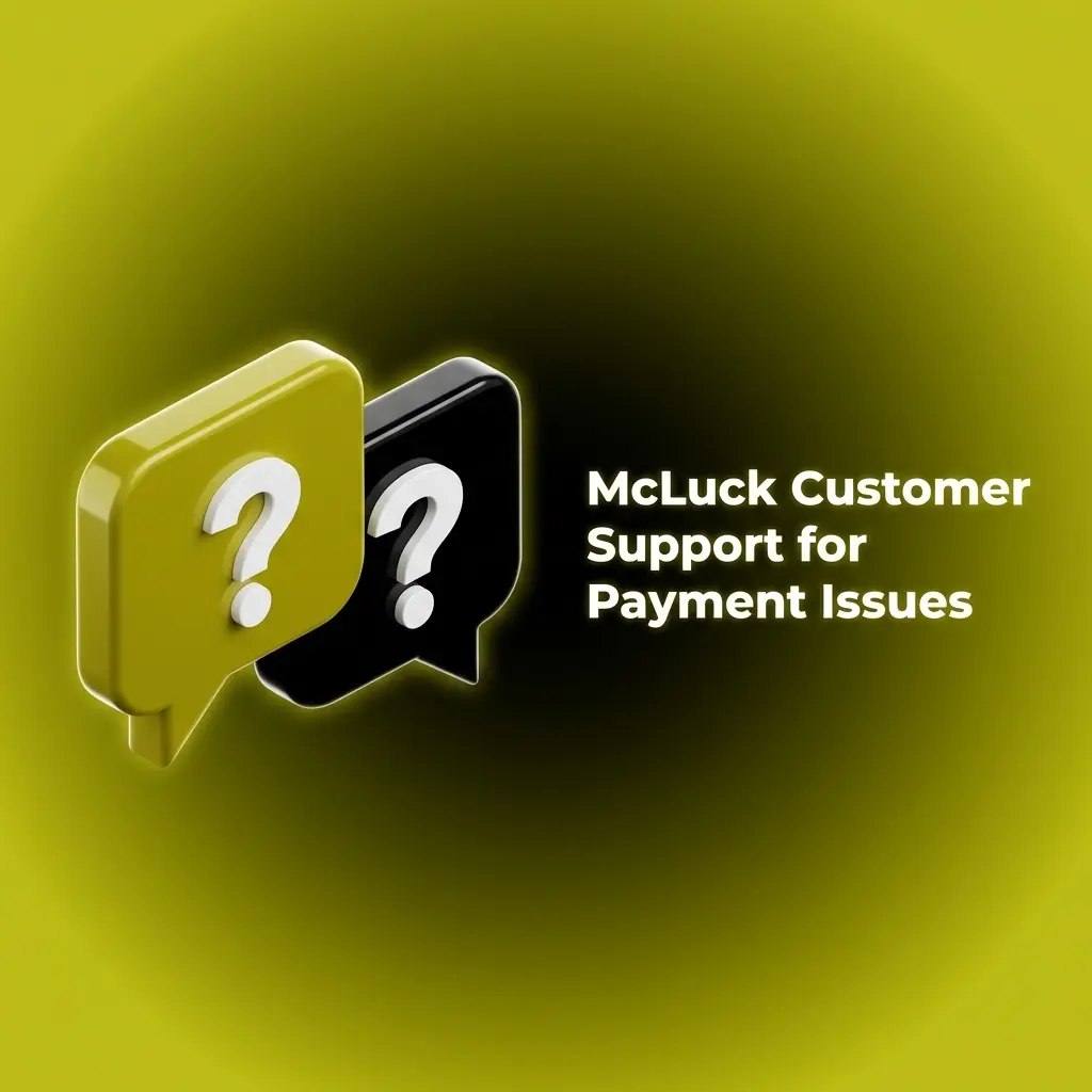 McLuck customer support channels for payment issues including live chat, email, and help center options for US players