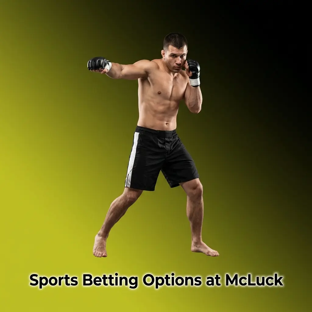 McLuck sportsbook showing prematch and live betting options across major US leagues and international sports markets