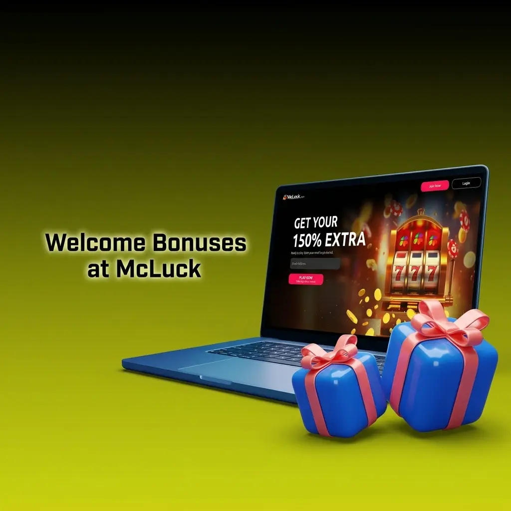 McLuck welcome bonus offering 7,500 Gold Coins and 2.5 free Sweeps Coins for new US players upon registration